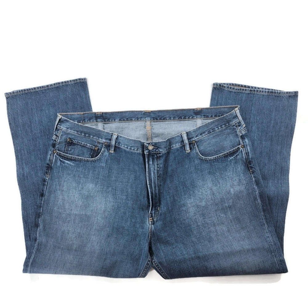 Polo Ralph Lauren Classic 867 Lightly Faded Medium Blue Zip-Fly Jeans 50Bx32